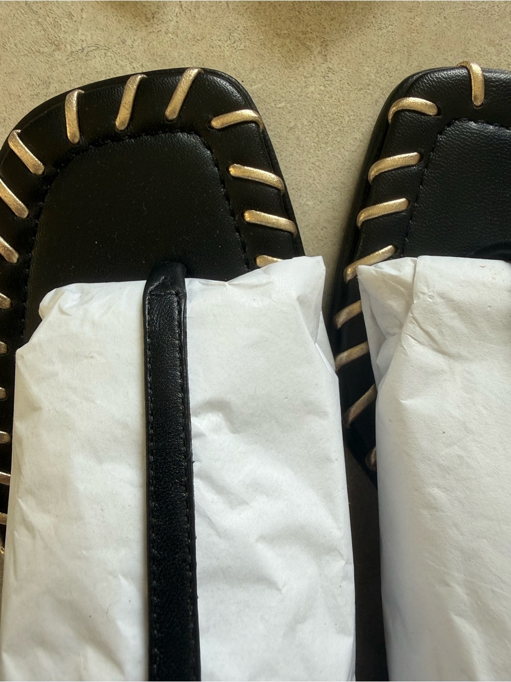 SCHUTZ ELSHA SEWING LEATHER SANDAL 7.5 - Picture 9 of 11